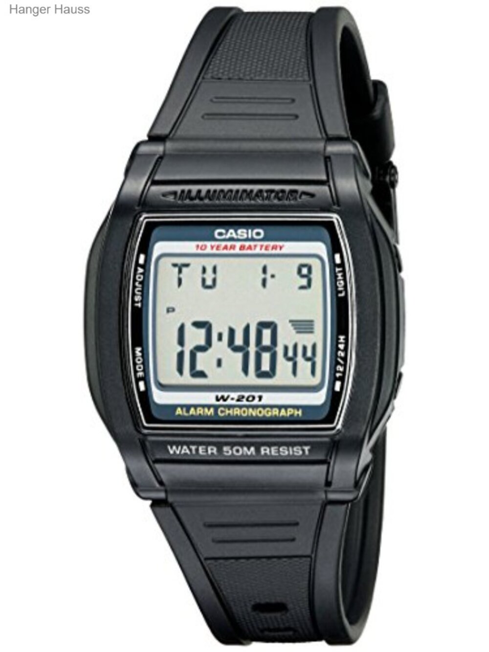 Casio Digital Chronograph Watch with Alarm and Day-Date